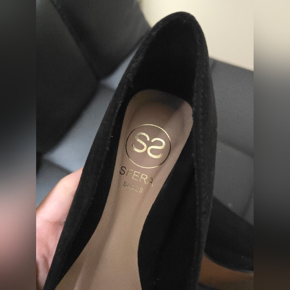 Sfera black suede heels 6 - Picture 5 of 6